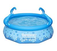 Piscine hors sol autoportante BESTWAY - Fast Set Pieuvre Octopool - 274 x 76 cm - Ronde (Livrée avec un patch de réparation)