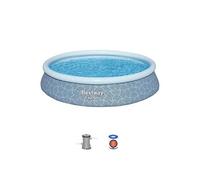 Bestway Piscine autoportante ronde Fast Set 396 x 84 cm avec pompe