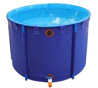 Piscine hors sol avec doublure flexible, grande fontaine ronde d'extérieur pour jardin et arrière-cour