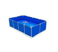 Piscine hors sol, cadre en acier durable, piscine de jardin pour les familles, assemblage facile, construction en métal robuste