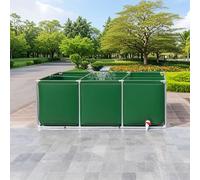 Piscine hors sol, cadre en acier, piscine de jardin pour familles et enfants, montage facile avec rustine de réparation