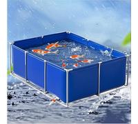Piscine hors sol, cadre rectangulaire en acier, piscine de jardin durable pour s'amuser en famille, assemblage facile
