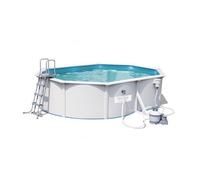 Piscine Hors-Sol en Acier Bestway Hydrium 500x360x120 cm Épurateur à Sable de 3 028 litres/heure