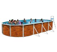 Piscine hors sol etnica ovale 640 x 366 cm x 120 cm H