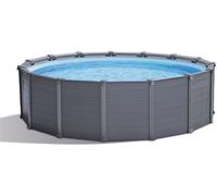 Piscine Hors Sol Graphite Gray Panel Pools 478 x 124 cm Intex 26384NP