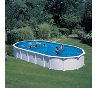Piscine hors sol en acier GRE Oval 1000x550x1,32 HAITI KITPROV10288