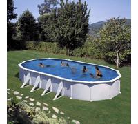 Piscine hors sol Ovale Piscineo Start Top - 9.00m x 4.65m - H 1.32m