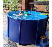 Piscine hors sol pliable, portable et durable pour s'amuser en famille en plein air dans les terrasses et les jardins