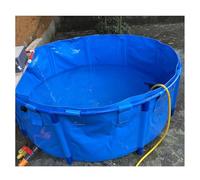 Piscine hors sol pour jardin - Bassin en plastique PVC et réservoir d'irrigation - Idéal pour les poissons koï Bing - Installation flexible et facile à installer - 4 x 3 x 2 m