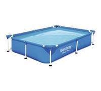 Piscine hors sol rectangulaire Bestway 56401 Steel Pro 2.21m x 1.50m x 43cm Multicolore