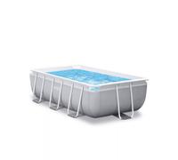 Piscine hors-sol rectangulaire Intex 26784 Prisma Frame 300x175x80 cm grise
