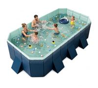 Piscine Hors Sol rectangulaire Rigide Non Gonflable