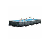 Piscine hors-sol Intex 26378 ex 26376 rectangulaire Ultra XTR Frame volley-ball 975x488x132