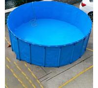 Piscine hors sol ronde de 4,3 x 76,2 cm - Robuste, facile à installer, parfaite pour s'amuser et se détendre en famille, piscine d'été pour enfants et adultes