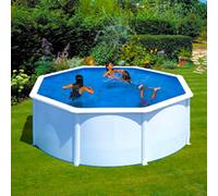 Piscine hors sol ronde en acier GRE 550x1,20 FIDJI KIT550ECO