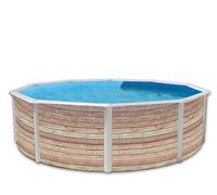 Piscine hors sol Ronde Pinus diamètre 4.60m H1.20m