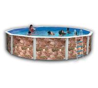 Piscine hors sol Ronde Rocalla D 6.40m H1.20m