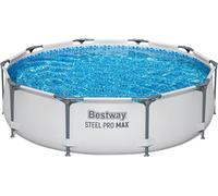 Piscine hors sol ronde Steel Pro Max¿ 305 x 76 cm, Gris