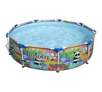 Piscine hors sol tubulaire BESTWAY - Steel Pro™ - 274 x 66 cm - Ronde - Contenance 3221 L - Vert