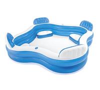 'Piscine Intex Swim Center "Family Lounge avec 4 sièges 229 x 229 x 66 cm, bleu foncé