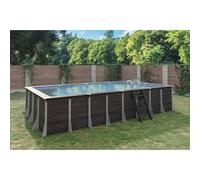 Piscine Justaposé composite Barfleur - 680 x 365 x H 125 cm (Filtre à sable)