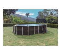 Piscine Justaposé composite Granville - 590 x 430 x H 125 cm (Filtre à sable)