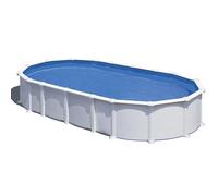 Piscine ovale acier Gré Haïti - 7,30 x 3,75 m