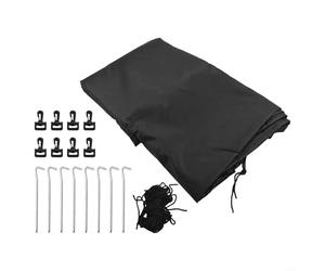 Piscine ovale hors sol avec résistance améliorée et kit complet d'accessoires pour éviter les déplacements ou les déchirures (549 x 1006 cm)