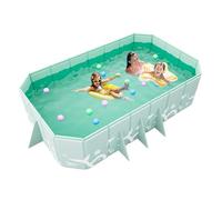 Piscine pliable non gonflable - Piscine pliante, épaisse et portable résistante à l'usure - Piscine extérieure - Piscine de sol pliable, dure et confortable pour jardin extérieur