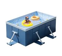 Piscine Pliable - Piscine Pagayante | Garden Pool Kids | Baignoire De Baignoire Encadrée De Coque Dure Pliée | Baignoires De Douche pour | Toys d'eau Extérieure D'été pour Jardin D'arrière-Cou