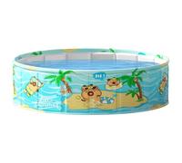 Piscine Pliable - Piscine Pliante | Bassin De Natation Non Gonflable À Poser Au Sol | Piscine Creusée Non | Bassin De Bain Portable PVC Économiseur D'Espace pour Jardin Arrière-Cour Adultes