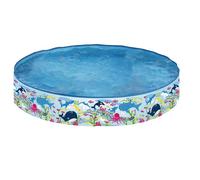 Piscine pliable - Piscine portable non gonflable - Baignoire pliable pour animaux de compagnie - Piscine de jeu en PVC - Station d'activités aquatiques pour chiens et