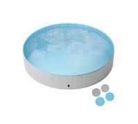 Piscine pliable pour chien ronde antidérapante résistante 160cm