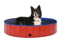 Piscine Pliable pour Chiens Pataugeoire Animaux Jardin Extérieur PVC vidaXL