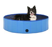 Piscine Pliable pour Chiens Pataugeoire Animaux Jardin Extérieur PVC vidaXL