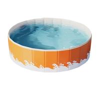 Piscine Pliable, Structure Pliable Résistante à l'usure, Design Nylon Gain de Place pour Jardins, Fêtes Aquatiques et Loisirs en Famille