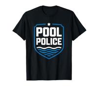 Piscine Police Funny Saying Lifeguard Duty Squad Rescue Water T-Shirt