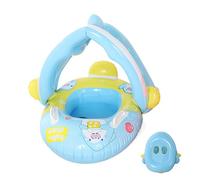 Piscine pour bébé avec toit pare-soleil | Bouée de natation avec toit pare-soleil pour bébés et tout-petits, anneau gonflable avec siège pour les vacances d'été, les excursions à la piscine, les fêtes