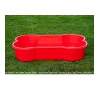 Piscine pour chien Dogsland en forme d’os - 120 cm - coloris rouge Rouge G
