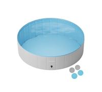 Piscine pour chien en différentes tailles gris/bleu