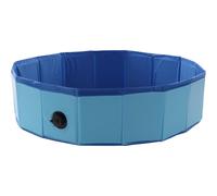 Piscine pour chien rond Flamingo Splatter Bleu 160x160x30 cm