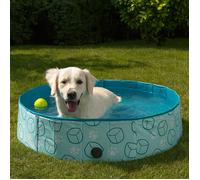 The Concept Factory Piscine pour chien AN6120 Splash 120 cm Bleu - Pliable, robuste