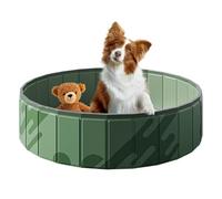 Piscine pour Chiens | Baignoire Haute résistance pour Chiots | Piscine Rigide et Pliable pour Petits Chiens, Chats et Canards, Baignoire antidérapante, Installation Rapide et Trou de Drainage