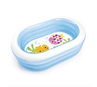Intex Pools Piscine pour enfants Petite piscine ovale baleine 163 x 107 x 46 cm Bleu marine