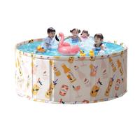 Piscine pour Pliable,Piscine Rigide sans Gonflage Hauteur 45cm - pour Activités Aquatiques d'Été en Intérieur et Extérieur Salle de Bain Jardin Cour Pelouse Balcon