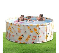 Piscine pour Pliable,Piscine Rigide sans Gonflage Hauteur 45cm - pour Activités Aquatiques d'Été en Intérieur et Extérieur Salle de Bain Jardin Cour Pelouse Balcon