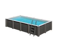 Piscine bois composite Avant Garde Nova Gre 5,95 x 3,15 x h1,26m - Sans