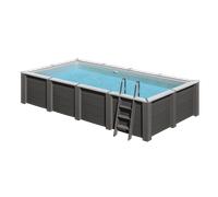 Piscine rectangulaire composite Gré Avantgarde Nova - 5,95 x 3,15 x 1,26 m + Spot LED
