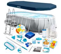 Piscine rectangulaire - Intex - 503x274x122 cm - Ensemble 21en1 - Cadre métallique renforcé - PVC à 3 couches
