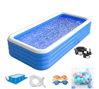 Piscine rectangulaire portative grande adulte petit enfant bain bébé pour enfants-gonflé électriquement[PP11]